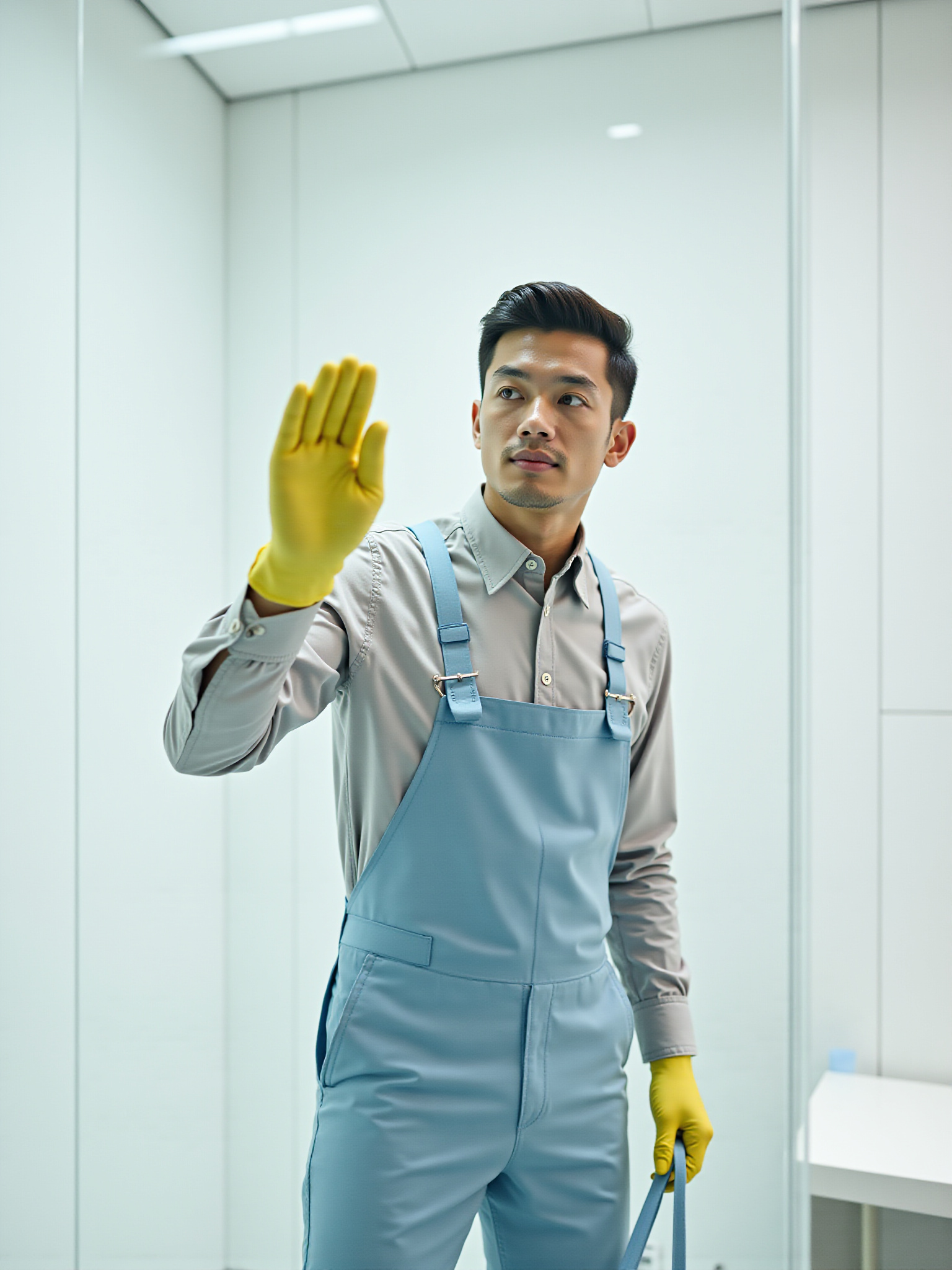 DONMAH Cleaning team member at work